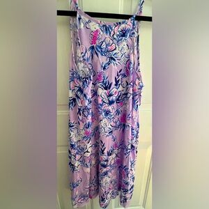 Lilly Pulitzer Mini Dress in Vibrant Purple and Pink